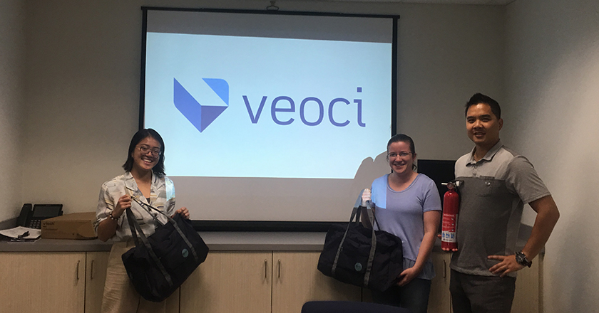 The winners of our National Preparedness Month quiz at Veoci.