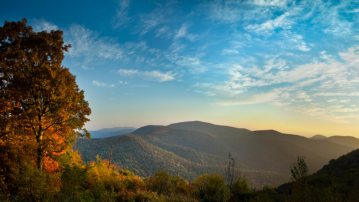 A photograph overlooking the Shenandoah Valley.