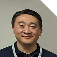 A portrait of Yohei Kakuda, Solutions Engineer for Aviation at Veoci.