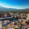 Aerial photo of Colorado Springs. Colorado.