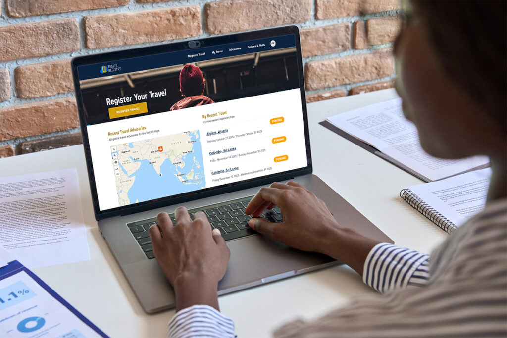 Travel Registry Flyer