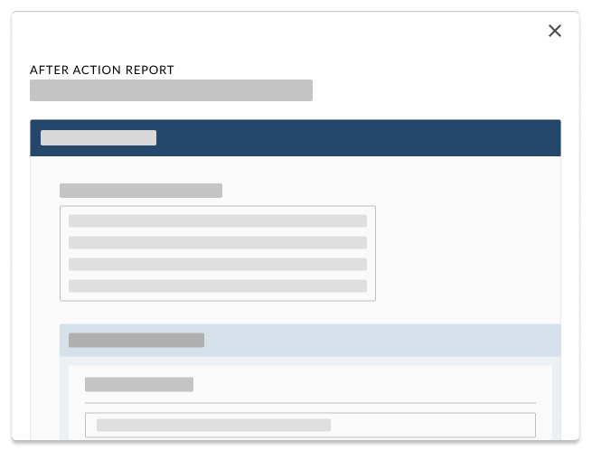 After-Action Reporting Software for Government