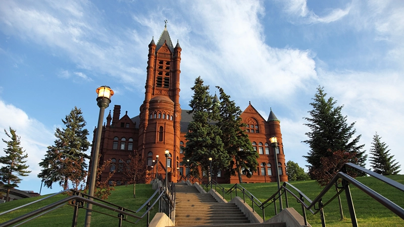 Syracuse University campus.