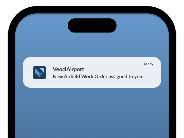 Work Order Management for Airports | Phone Notification