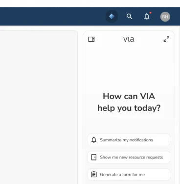 VIA - Veoci's AI Assistant